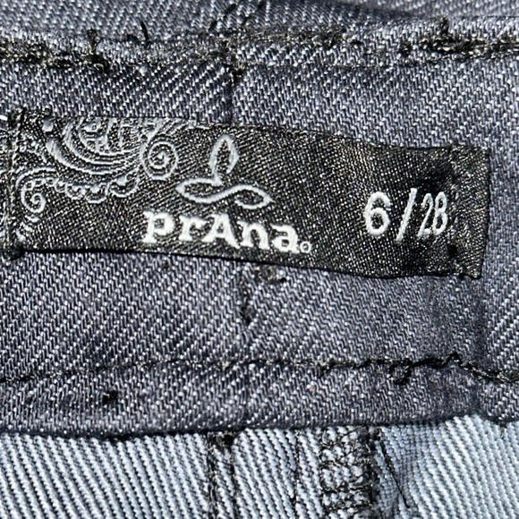 Prana Women's size 6 /28 Kara Gray Slim Fit Stretch Jeans - Picture 12 of 14